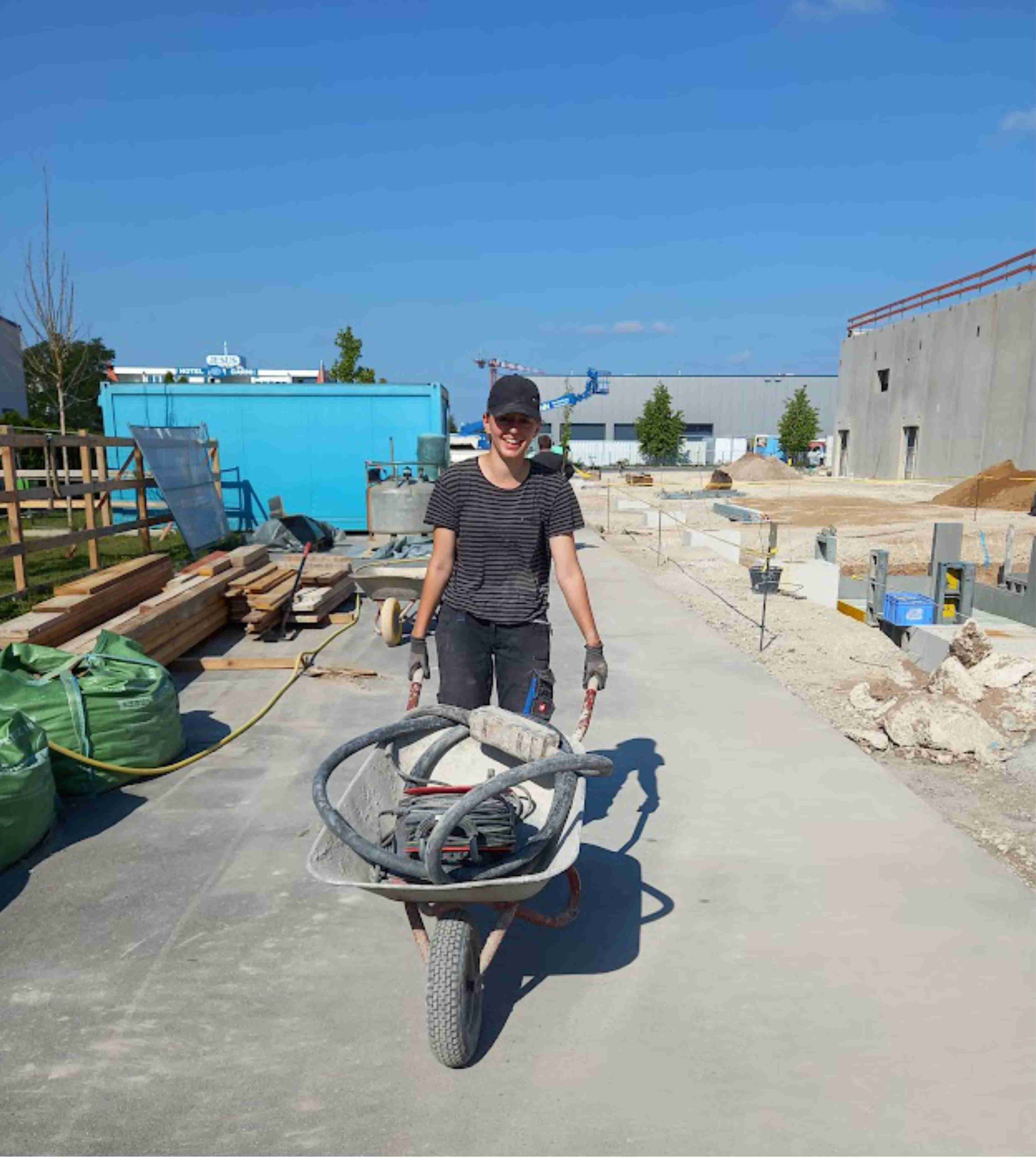 Auf der Baustelle