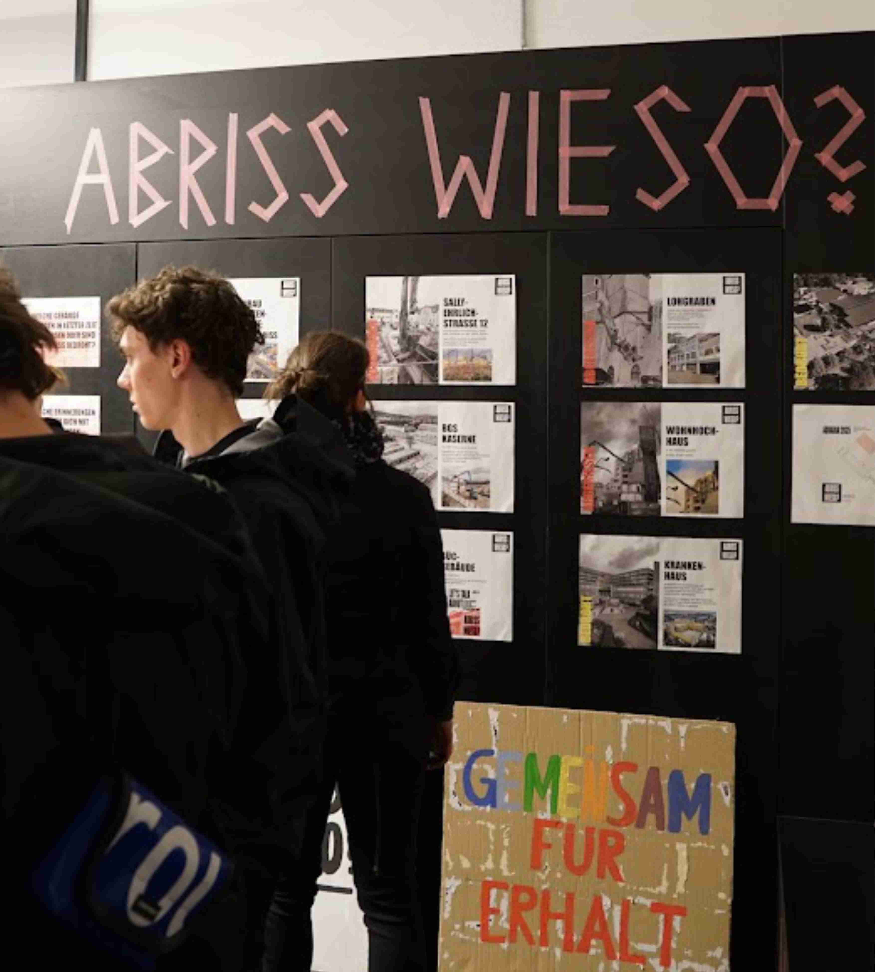 Ausstellung Abriss Wieso?