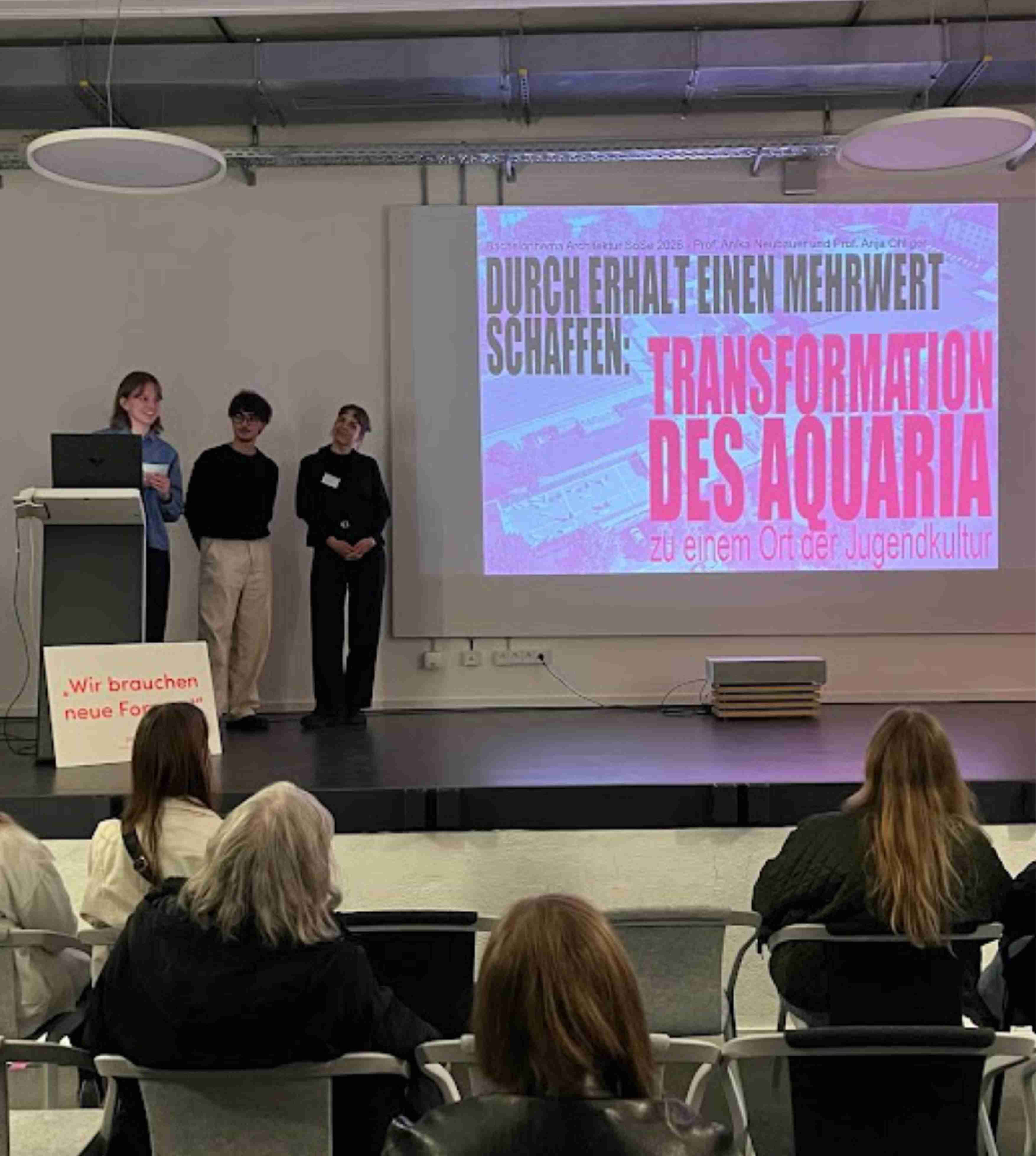 Präsentation Transformation des Aquaria