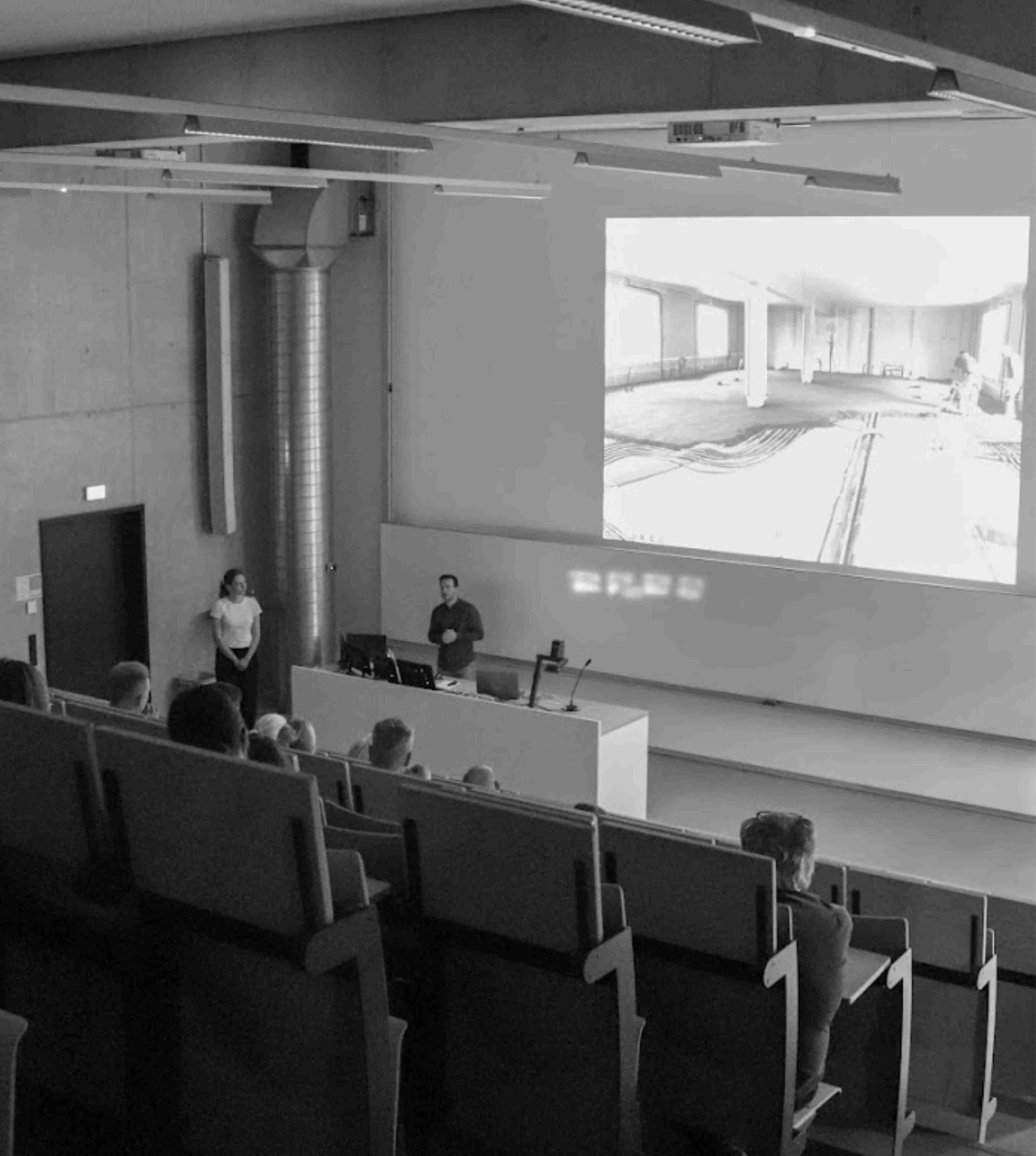 Vortrag im Hörsaal